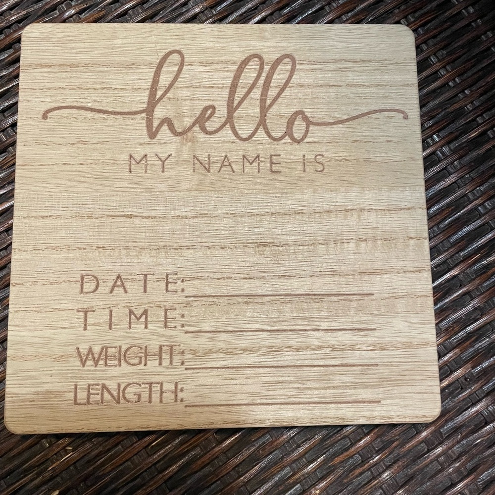 Newborn sign